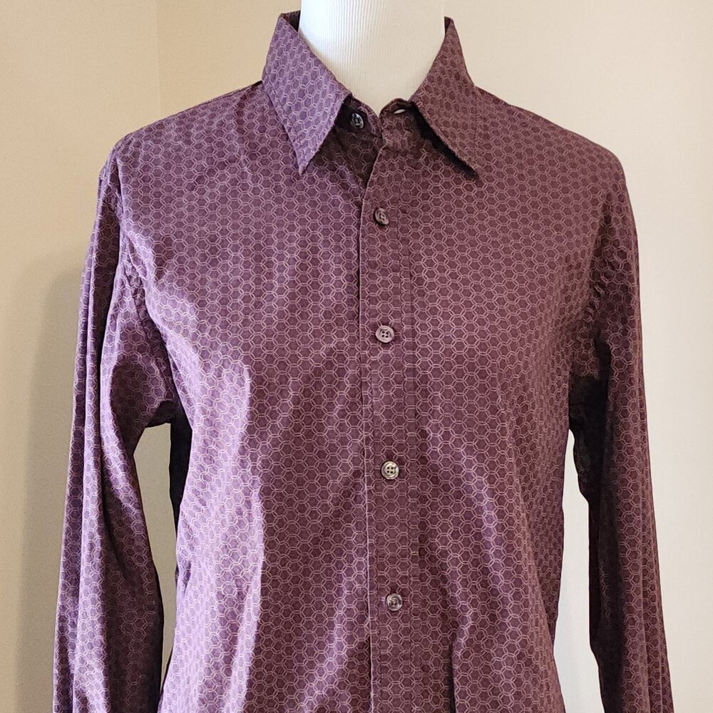 Dockers Men's Casual Button-Down Long Sleeve Shirt Size Small